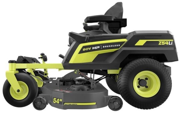 80V Max HP Lithium 54″ Brushless Electric Zero Turn Lawn Mower - Image 7