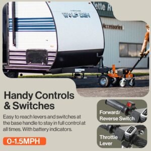 SuperHandy Orange Steel Dolly 5396040 - Image 3