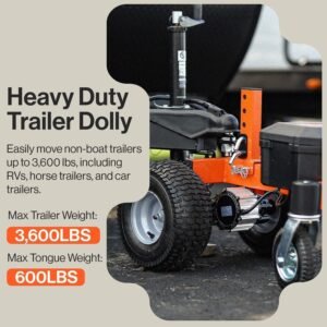 SuperHandy Orange Steel Dolly 5396040 - Image 4