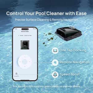 Beatbot AquaSense 2 Pro Robotic Pool Cleaner – 5-in-1 Cordless Skimmer & Clarifier, App-Controlled, Smart Parking, Up to 3,875 Sq. Ft. – Obsidian - Image 3
