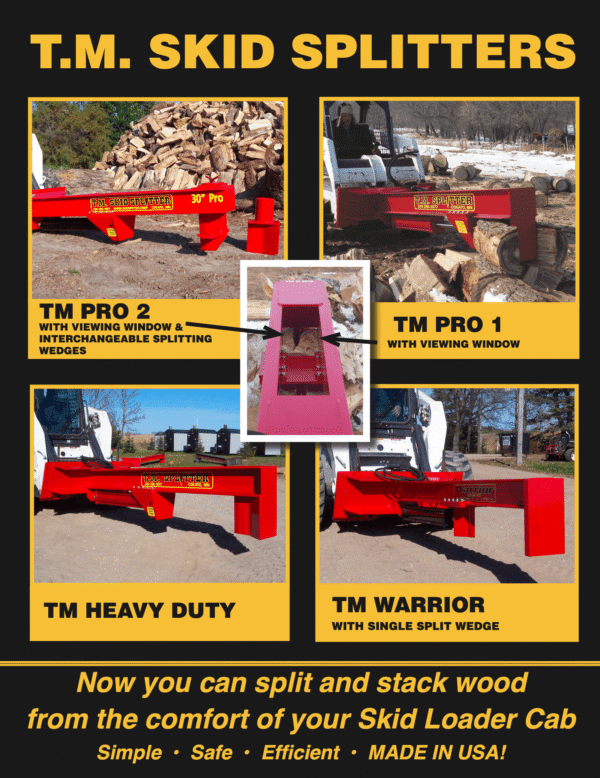 TM Warrior Log Splitter Skid Steer Attachment (30” Stroke) - Image 6