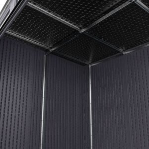Suncast Modernist® 8 ft. x 7 ft. Dual Barn Door Storage Shed - Image 9